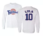 Tunesquad Lola Bunny #10 Space Jam 男式青少年长袖 T 恤