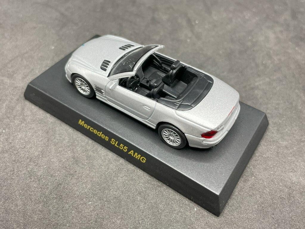 Kyosho 1/64 Mercedes-Benz collection SL55 AMG Silver diecast model