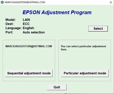 epson l405 series