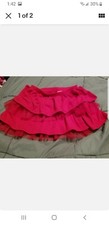 jupe gymboree rouge 4t volants et tulle