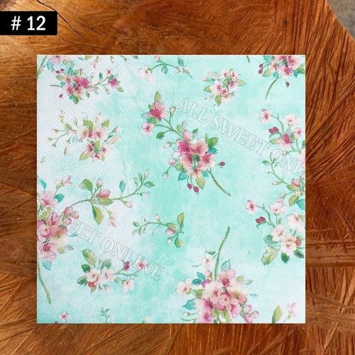 20x Paper Napkins White Serviette 3ply 2ply Flowers Dinner Wedding Party Napkin - Picture 17 of 41