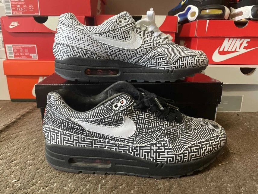 Nike Air Max 1 OA YT Tokyo Maze US Size 9.5 CI1505-001 With Box Used