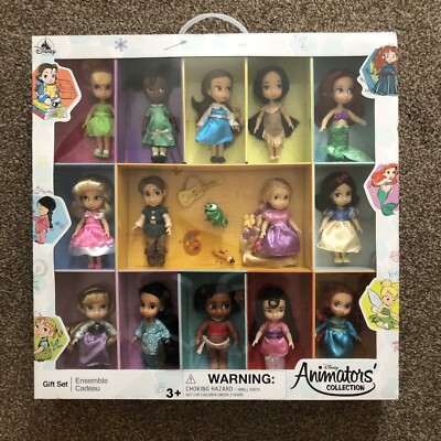 Disney Animator Collection Geschenkset 14 Puppen, nagelneu in Präsentationsbox (298)
