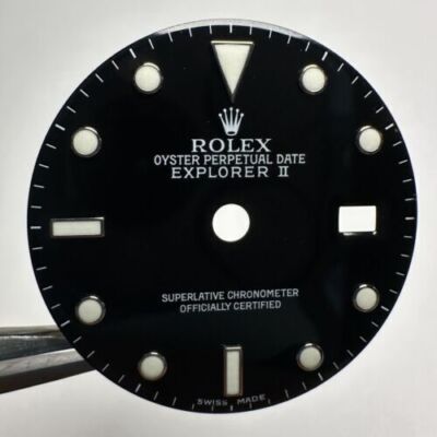 Rolex Explorer 2 Dial Swiss Made Luminova Black 16570