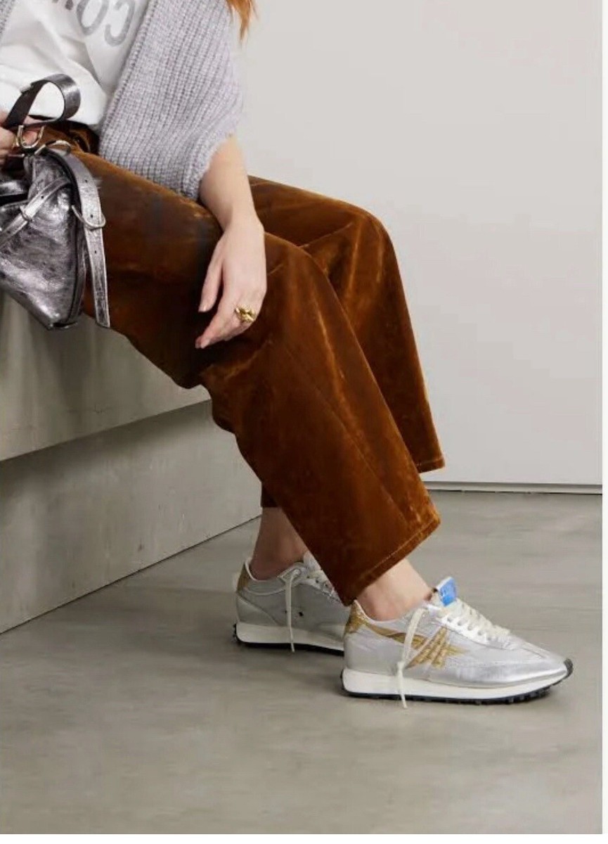 Golden goose marathon Sneakers Silver Gold EU 36 Women US 6 NIB | eBay