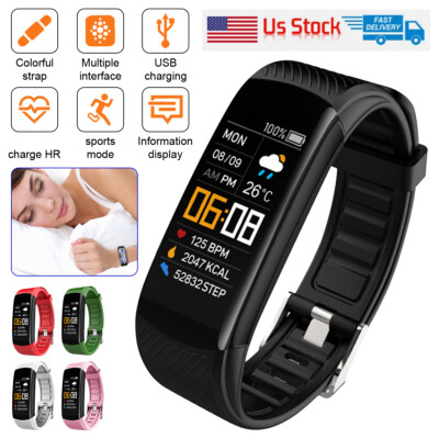 Fit*Bit Men Women Smart Bracelet Sports Monitor Watches Fitness Tracker 2026