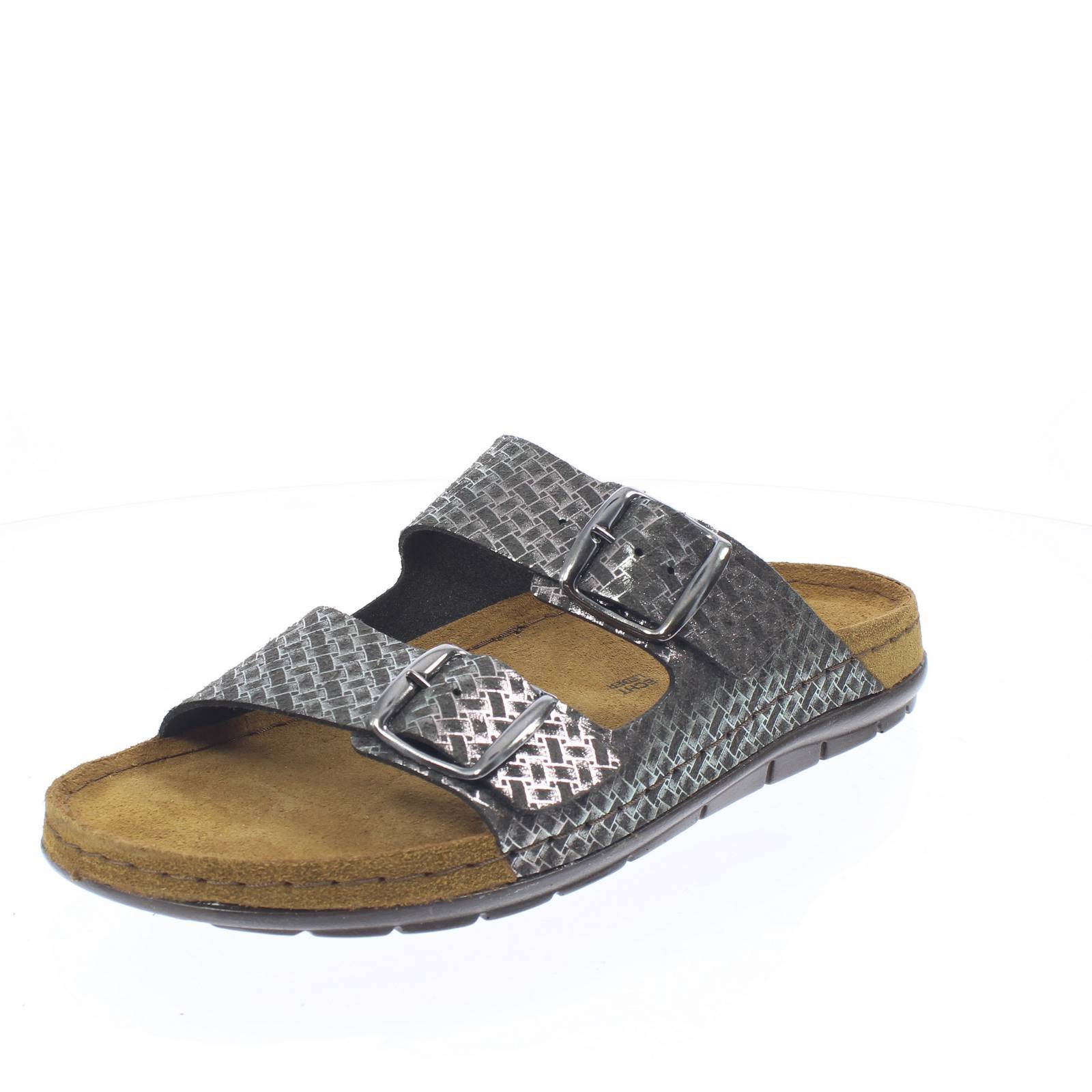 Rohde Ciabatte Con Doppia Fascia Nero - Taglia 35 Scarpe Donna Ciabatte Fascia