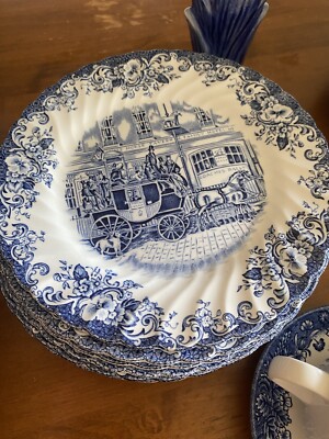 471) ジョンソンブラザーズの「Coaching scenes」4枚セット 471) ジョンソンブラザーズの「Coaching scenes」4枚セット Johnson