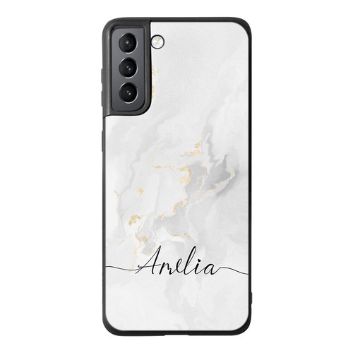 Personalised Name Marble for Samsung Galaxy A35 A16 A54 A25 A15 Phone Case Cover - Zdjęcie 4 z 84