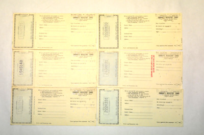 Leitz Leica owner's reg. card f/Summicron lens. Maybe your lens. CHOICE OF ONE.