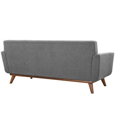 Modway Engage Sofa Loveseat and Armchair Set of 3 in Expectation Gray