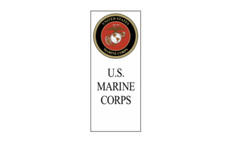 4" us marine corps usmc bookmark bumper sticker decal usa made
