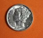 ESTATE FIND 1944 - MERCURY DIME!  #K33620