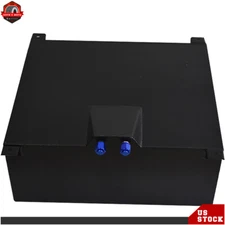 Aluminum Race Drift Fuel Cell cap Tank 20 Gallon Level Sender Universal Black