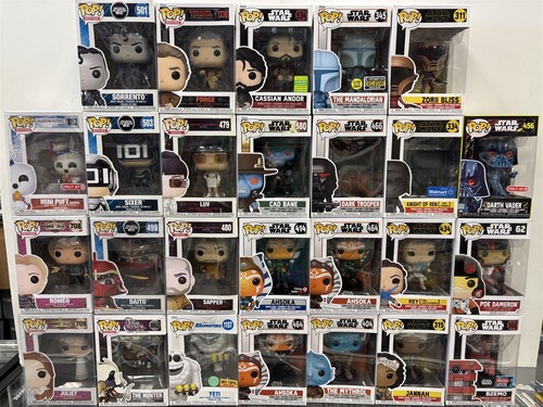 Lot of 26 Funko Pop! Figures - Star Wars, Ready Player One