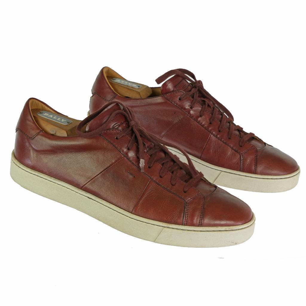 スニーカー SANTONI Women Sneakers WHVT70836HA2TYLC M31 235259 BROWN SANTONI Fashion Sneakers Casual Shoes Sz. 10.5 D Reddish
