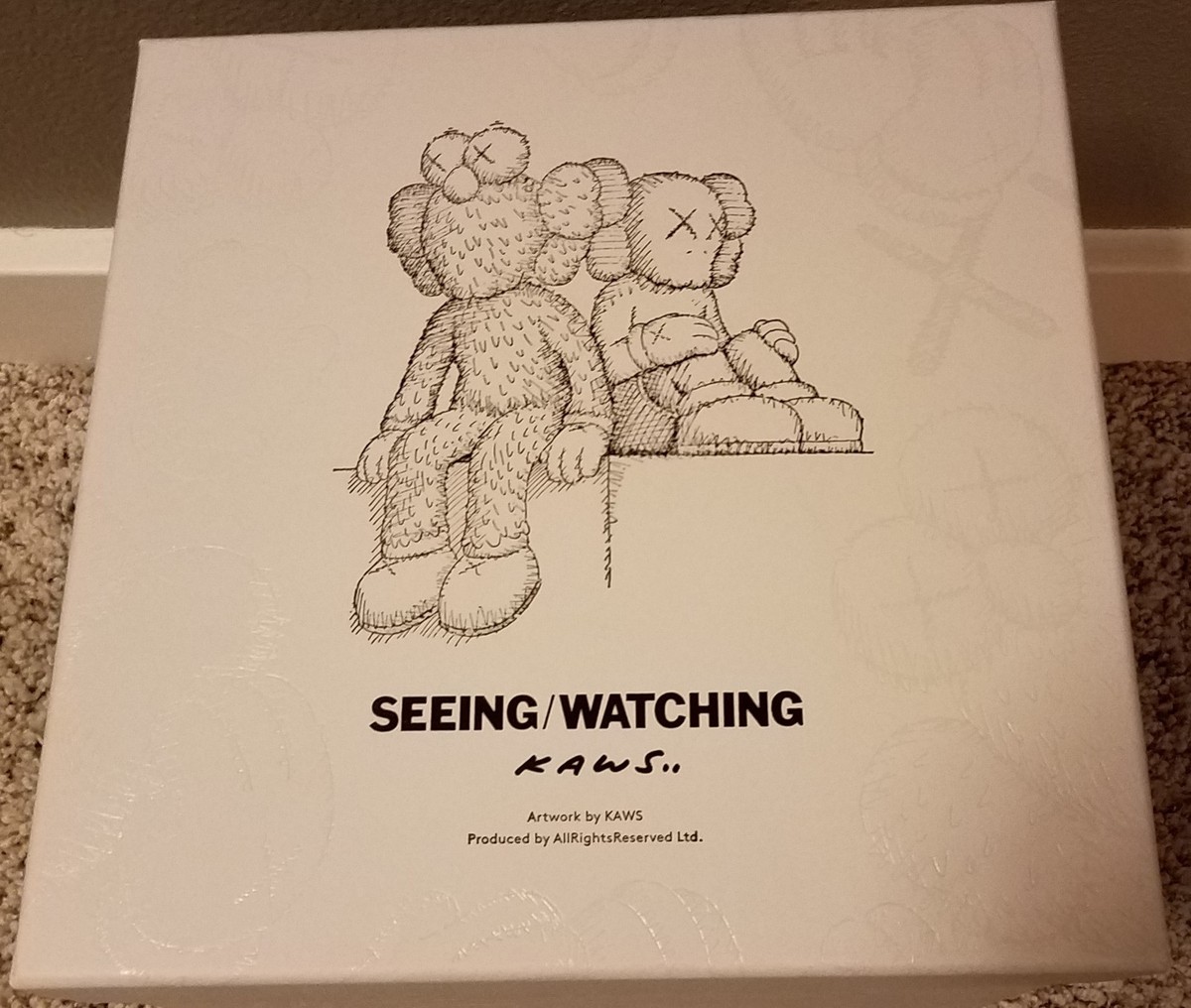 KAWS Seeing/Watching Companion Grey & Blue BFF Plush Toy 16