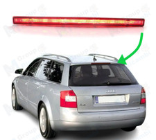 Audi A4 B6 Station Wagon Terzo Stop Fanale Cofano Posteriore Luce Rossa Dietro