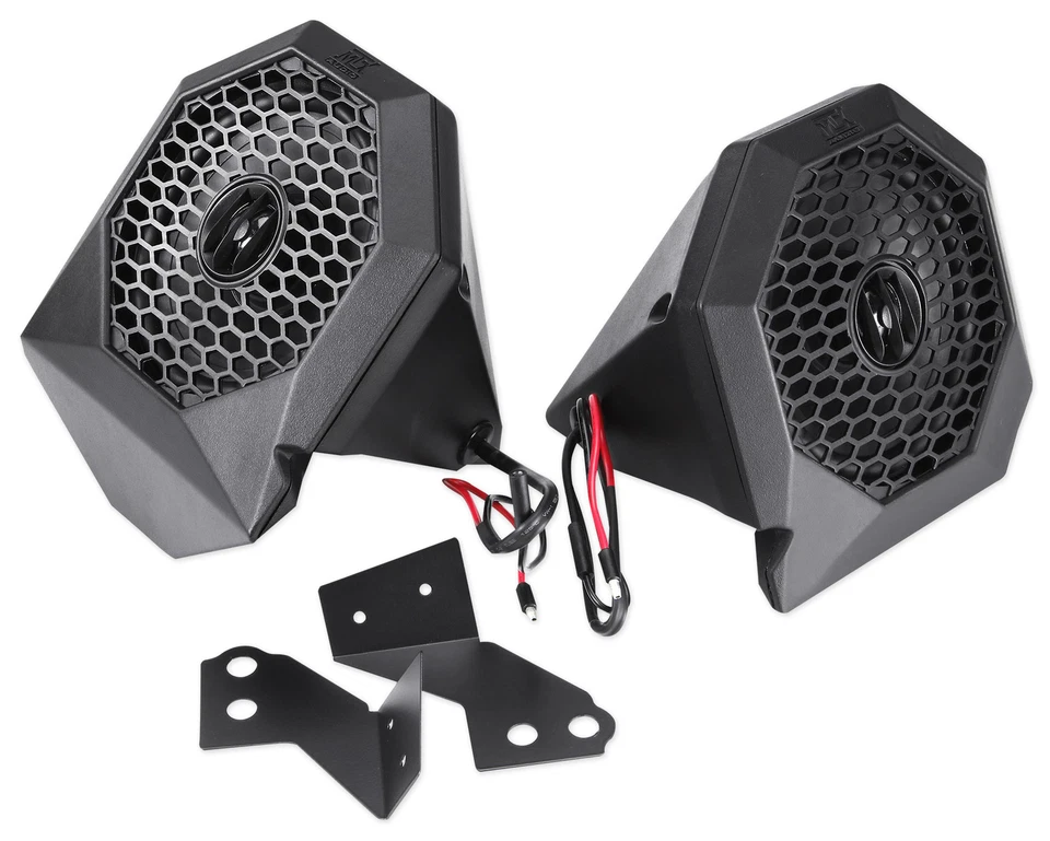 Tower Speakers+Bluetooth Receiver+Dash Kit for 2014-18 Polaris RZR XP1000/900 - Image 2 of 4