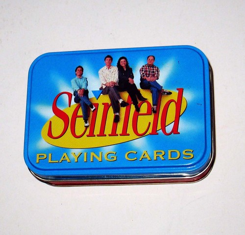 2004 Seinfeld Playing Cards in Collectible Tin - Card Deck is Sealed - 第 1/4 張圖片