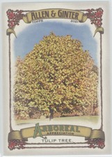 2021 Topps Allen and Ginter Arboreal Appreciation #AA-14 Tulip Tree