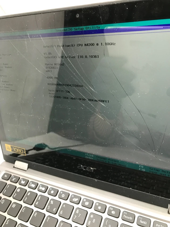 Acer Spin 111-32N 2-in-1 11.6" Intel Pentium N4200 4Gb RAM 64Gb eMMC-CRACKED-MZ - Image 2 of 4