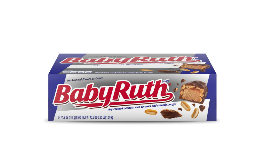 Батончики Baby Ruth с молочным шоколадом батончик весом 19 унции 24 шт в упаковке 7190₽