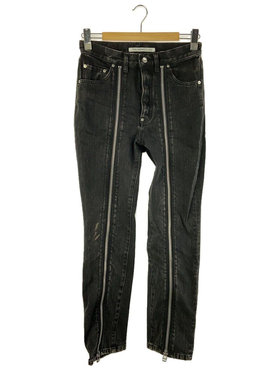 JOHN LAWRENCE SULLIVAN STRAIGHT PANTS 20SS BLEACHED DENIM ZIPPED 