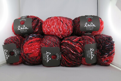 Lana Grossa  Lala Berlin Stripy Farbe 09   9x50g = 450g