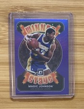 2021-22 Panini Optic Basketball Magic Johnson Purple Holo Winner Stays #16💥SP💥