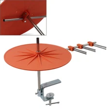 10" Disc  Sewing Machine Binding & Tape Holder Reel with Mounting Clamp #AP50E