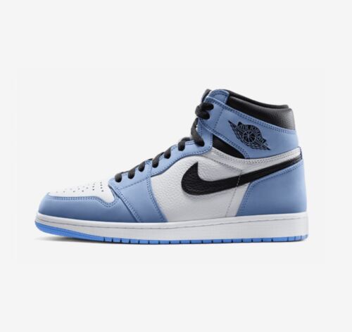 Nike Air Jordan 1 Retro High OG University Blue Mens Shoe UK10 US11 EU45 - Picture 3 of 6