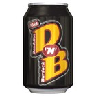 DNB 24 Pack Dandelion and Burdock, Zero No Sugar Flavoured Fizzy Drink - 24 x 3