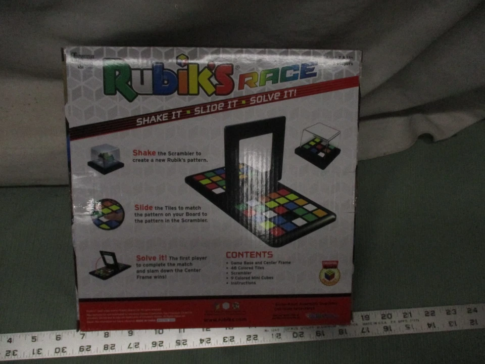 Juegos Universitarios Rubik's Race Puzzle Desafío Competición Juego de Mesa Colores Juguete Foto 3 de 4
