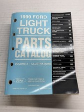 1999 Ford Light Truck Parts Catalog Volume 2 w Illustrations Large Softcover OEM