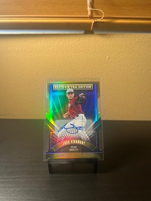 2015 Panini Elite Extra Edition - Josh Staumont Yellow Die-Cut Rookie Auto /5 
