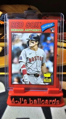 2-2026 Topps Heritage #86 ROMAN ANTHONY Red Border Variant Rookie & Base Card RC