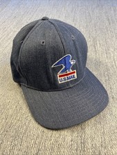 Vintage U.S. Mail Carrier Postal Service USPS Snapback Cap Hat Medium READ. FLAW