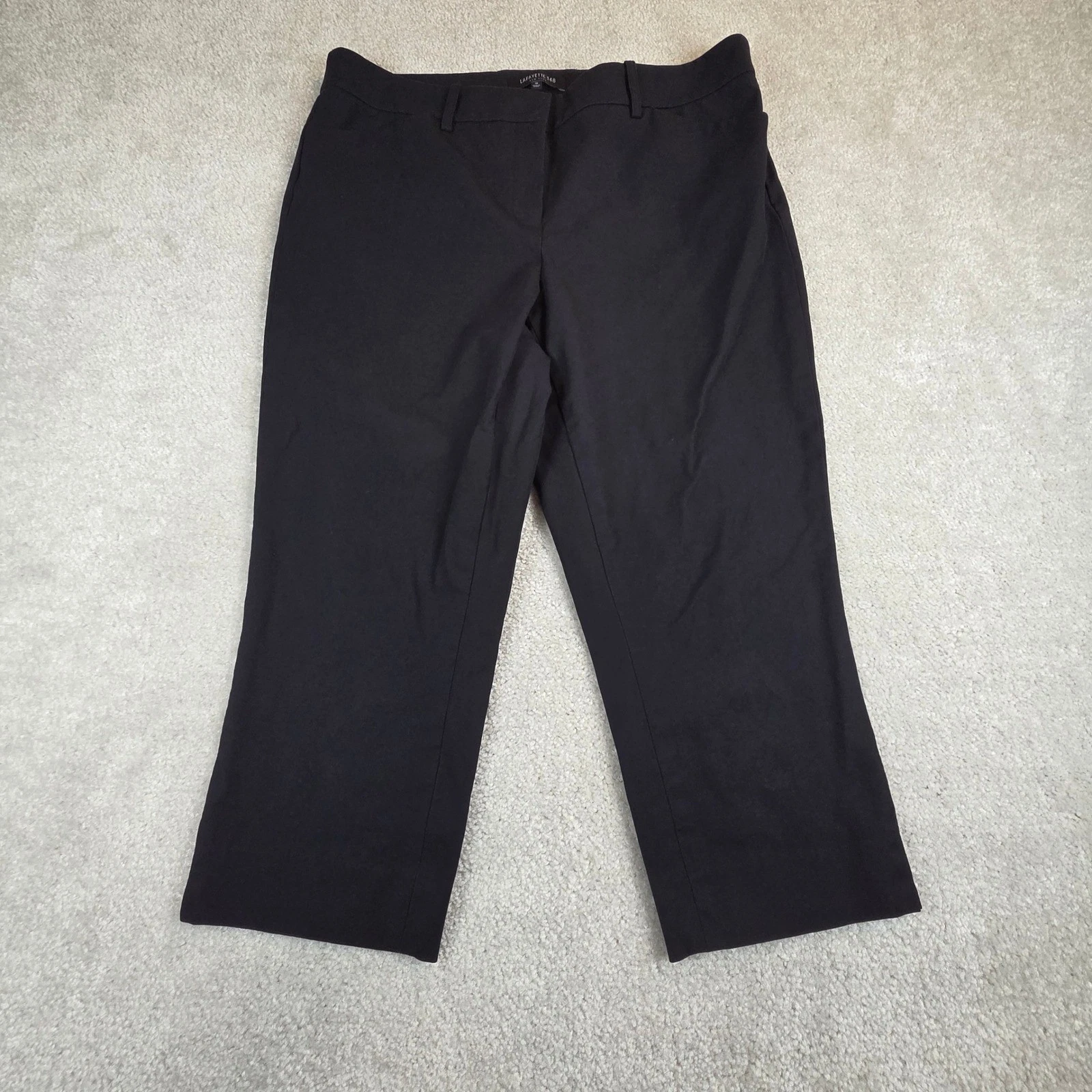 Lafayette 148 New York Black Capri Stretch Trousers Womens Size 10
Opens in a new window or tab