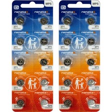 SR920SW Batteries Silver Oxide Watch Battery 371 20 Pack