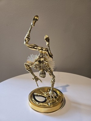 Hyperchild Marvel Saga Gold Spiderman Statue Special Edition Very Rare HTF #80