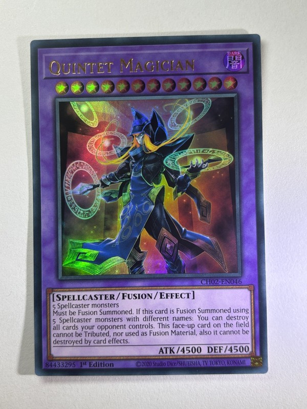 Quintet Magician CH02-EN046 GFP2-EN127 Ultra Rare 1st Edition YuGiOh Card NM