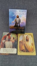 Loving Words From Jesus Oracle Card Deck 44 Comforting Quotes Cross Virtue NEW 