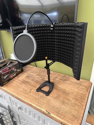 PRO Isolation Shield - Mikrofon Reflexionsfilter für Aufnahme - Mic Studi