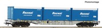 Roco 6600234 H0 DC Containertragwagen, Aae, Ep. VI