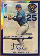 2025 Panini Prospect Edition - Alex Freeland #71 Blue Prizm Signatures /149 (AU,