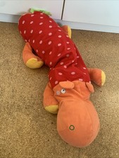 Ikea Kissen Plüschtier Kuscheltier Spielzeug Stofftiere Barnslig Nilpferd Orange