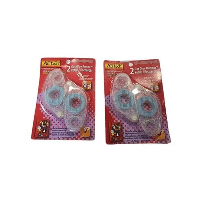 (2) Ad Tech 2 Pack Dot Glue Runner Refills