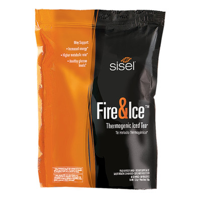 Sisel Fire & Ice Peach Mango Drink Mix Powder 30 Sachets Exp. 2028
