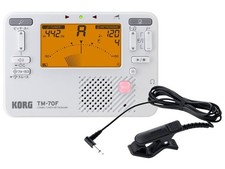 Combo Tuner Metronome TM-70F White TM-70F-WH  CM-400-BK Set